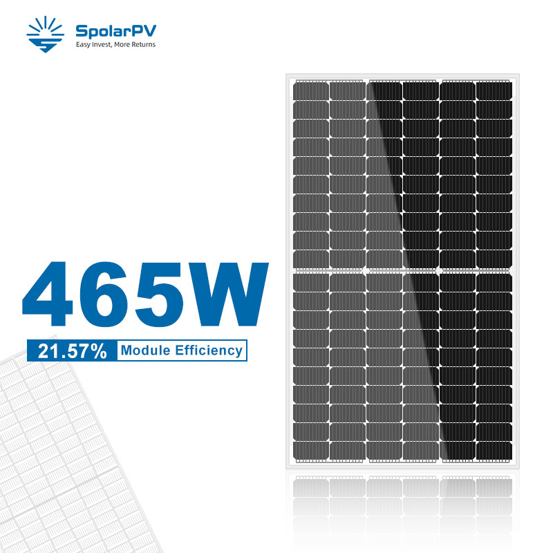Pannello solare ad alta efficienza SPV465-PM10-120BD 445~465w