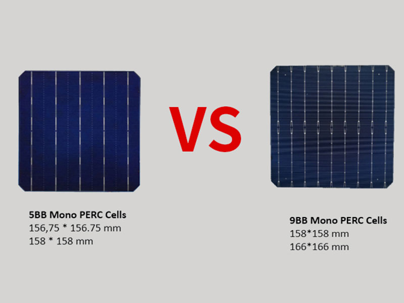 5BB standard vs celle semi-tagliate 9BB: il vantaggio del nuovo modulo fotovoltaico 9BB
