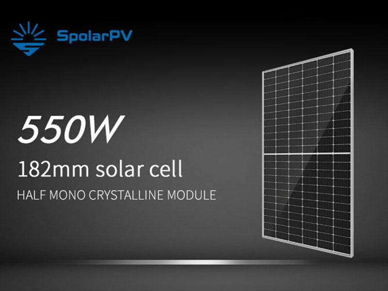 Moduli solari da 380 W e 550 W nel magazzino UE