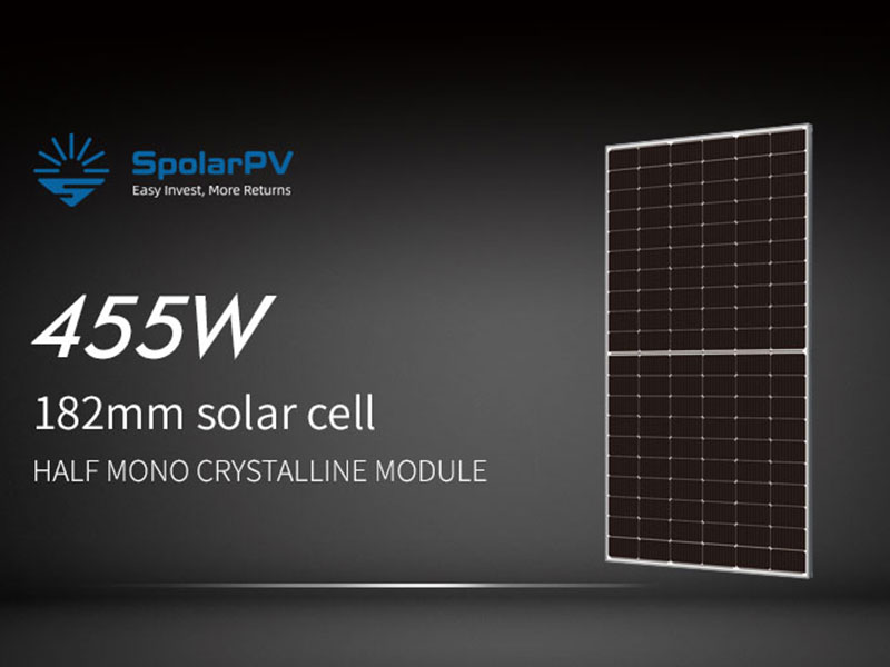 Moduli solari da 455 W e 550 W nel magazzino UE