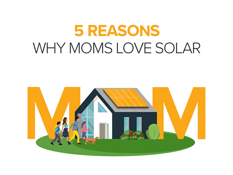 5 motivi per cui le mamme amano l'energia solare