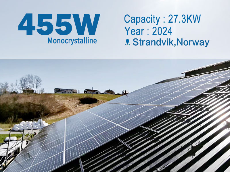Caso di studio: SpolarPV completa con successo il progetto solare da 27,3 kW a Strandvik, Norvegia