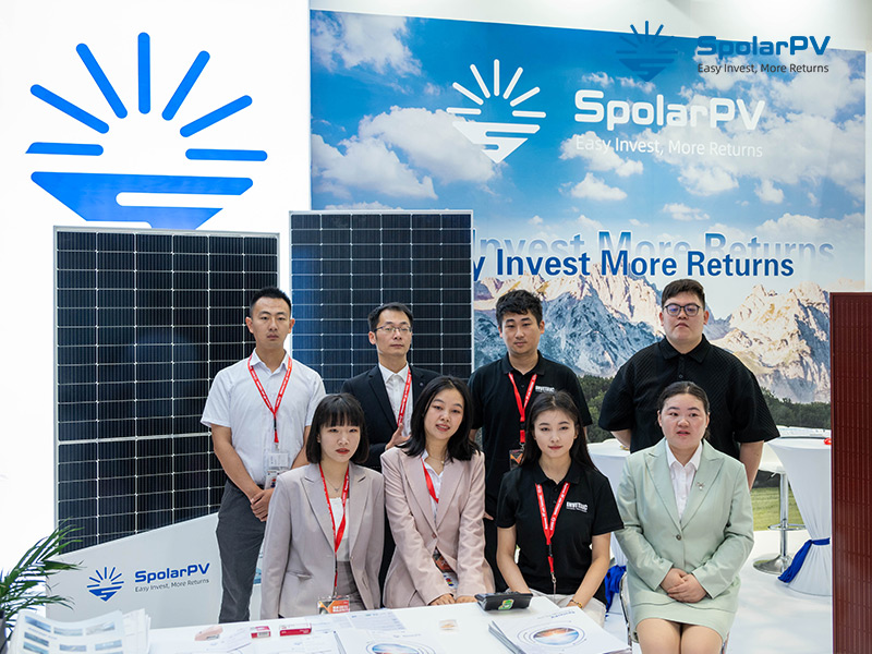 SpolarPV presenta la tecnologia solare all'avanguardia alla fiera SNEC PV+ di Shanghai