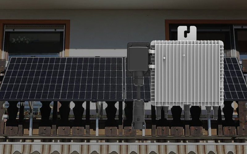 Compact solar power solution for apartments