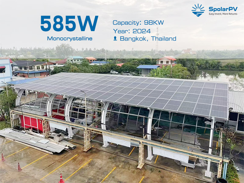 Caso di studio del progetto: installazione solare da 98 kW a Bangkok, Tailandia